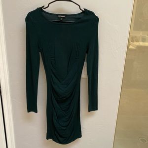 Emerald Green Sweater Dress from Express!
